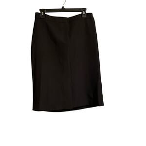 Kobi Halperin Frankie Skirt Black Sz 8 Pencil Lined Pockets Career Academia NEW‎